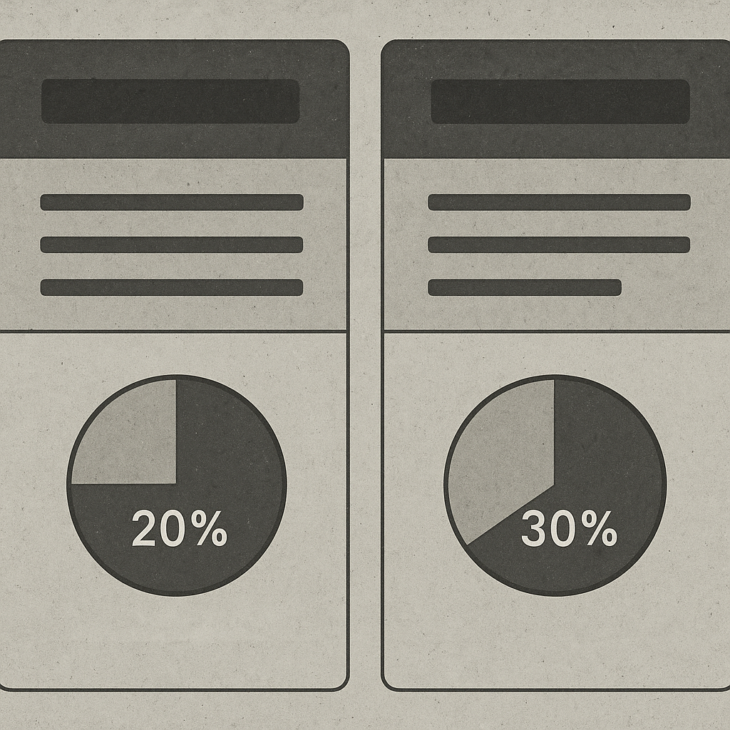 Side-by-side comparison chart showing FTMO and MyForexFunds evaluation requirements with success rates